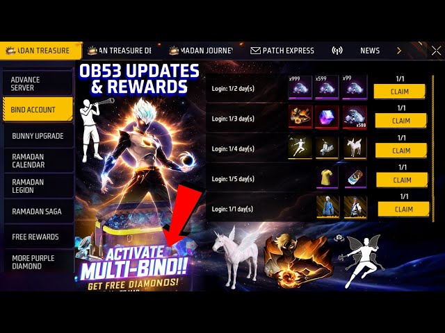 OB53 ID MULTI BINDING UPDATE REWARDS🔥 -