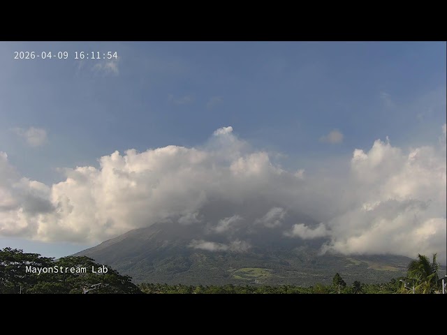 LIVE: [IP Camera] Mayon Volcano, PH (South‑Southwest view)