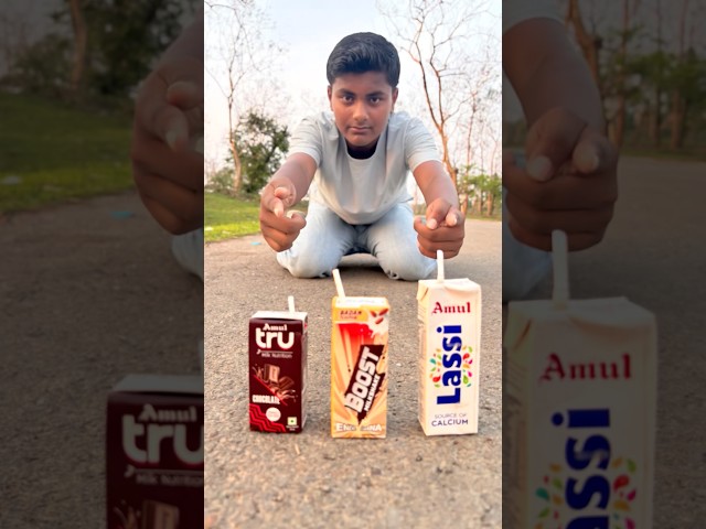 Amul Tru Vs Boost & Lassi Unboxing 🔥