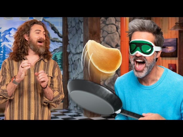Food Trick Shot Battle (ft. Dude Perfect)
