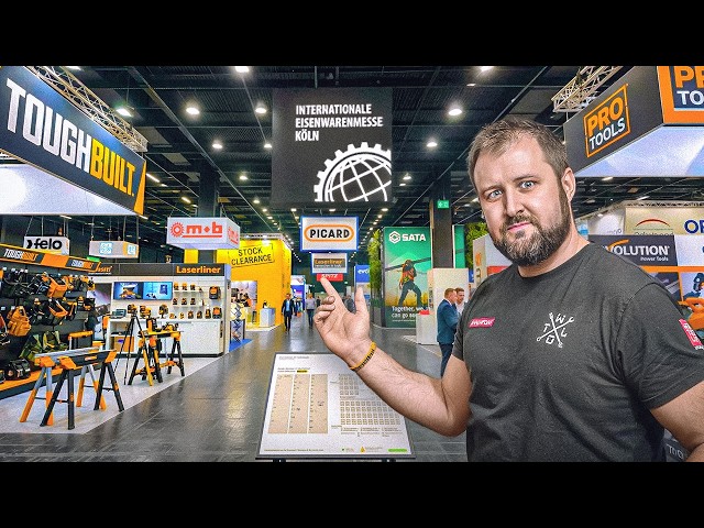 I Visited Europe’s BIGGEST Tool Fair Eisenwarenmesse to Find NEW Tools!
