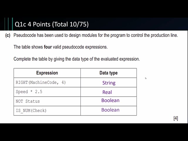 Computer Science 9618 - Paper 2 2025 V2 2025 Full Walkthrough