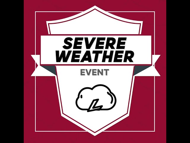 Preparing for Severe Weather | The University of Alabama