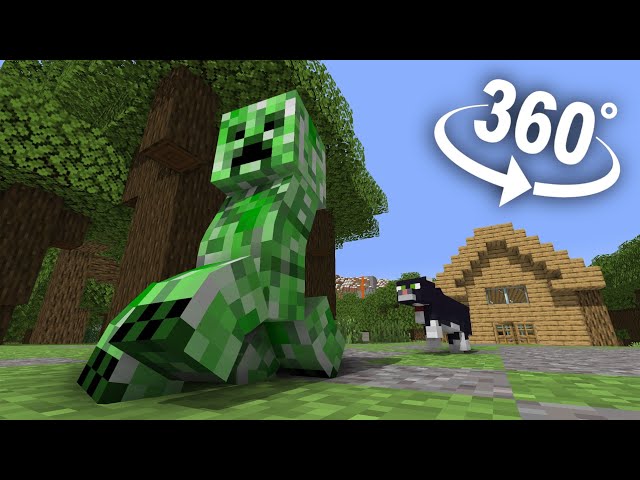 Creeper Life 360° - Minecraft Animation (Mine-Imator VR Video)