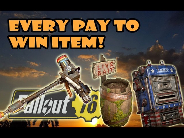 [Fallout 76] Every P2W Item - A Rant on the Current State of Fallout 76