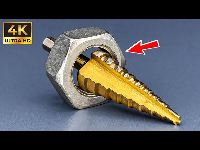 Never Buy A New Step Drill Bit! Easy Way To Sharpen Step Drill Bits in Just 3 Minutes Like a Pro