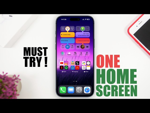 The ONLY iPhone Home Screen You Will Ever Need (Setup Like a Pro)
