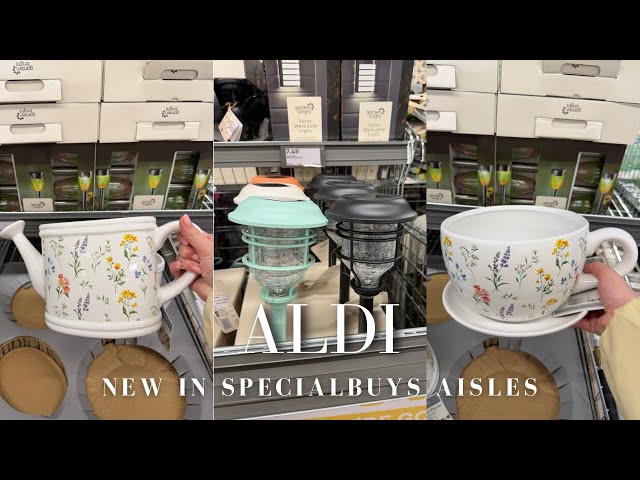 NEW IN ALDI SPECIALBUYS AISLES | Garden Event 🪴 | New in store Thursday 9 April 2026