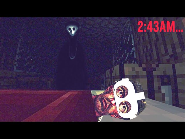 I Slept Overnight in VR Minecraft with Horror Mods