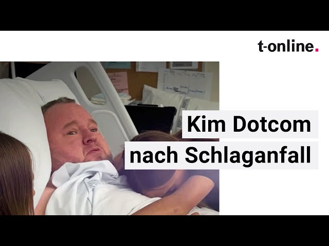 Kim Dotcom after stroke: Video shows scenes from the hospital