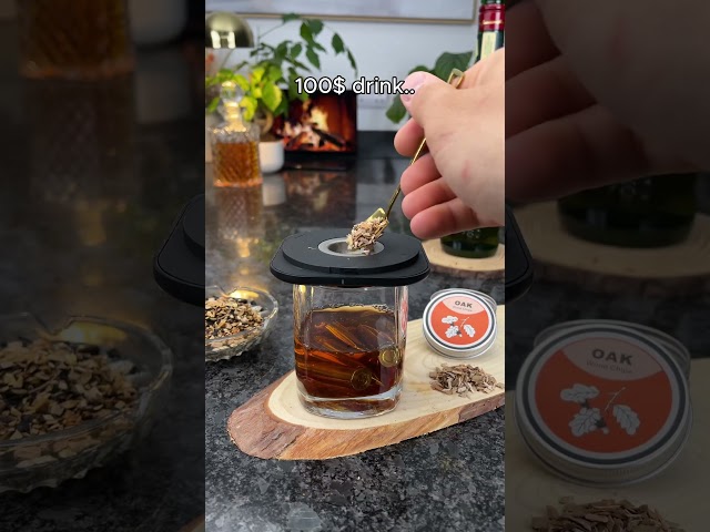 Would you pay $100 for this old fashioned? #whiskey #smoky #usa🇺🇸