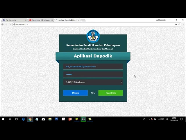 Mengekspor Nilai Dari E-Rapor ke Aplikasi Dapodik 2018