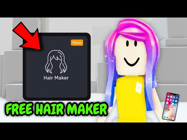 Roblox Added HAIR MAKER for MOBILE!