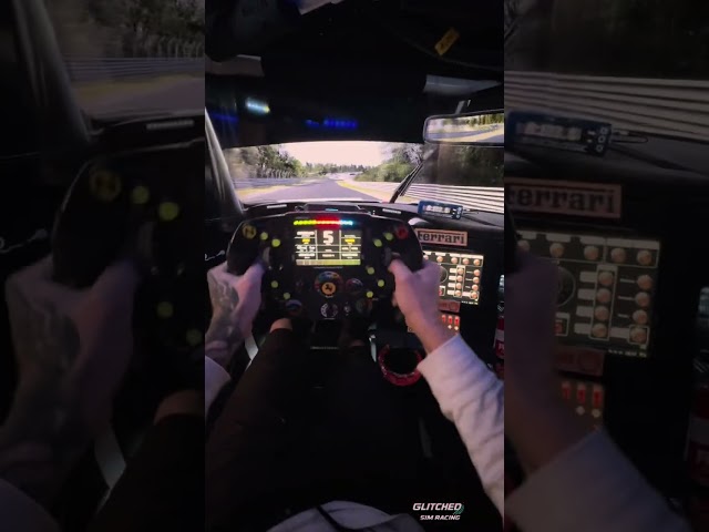 The idea is to trick the brain into thinking it’s real ✅ #simracing #simrig #nurburgring #crash