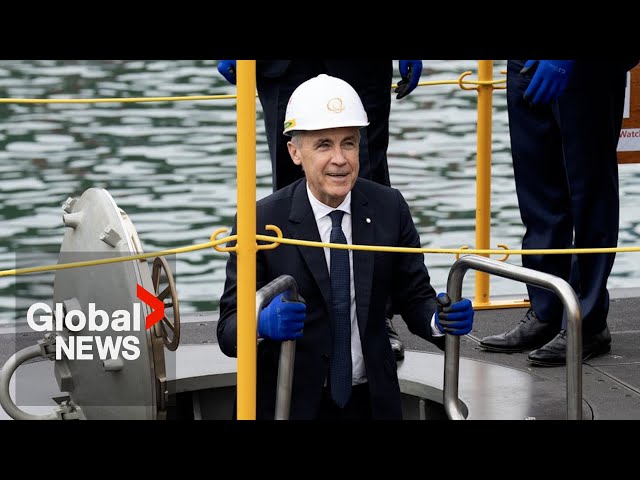 Carney visits South Korean shipyard vying to replace Canada's decrepit submarine fleet