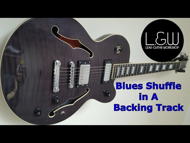 Blues in A Shuffle Backing Track