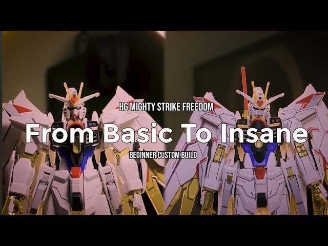 Is This Still an HG? Mighty Strike Freedom - Beginner Custom Build