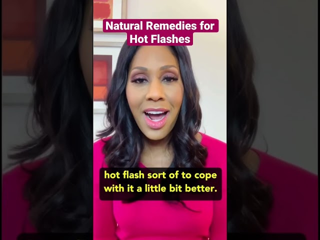 What Are Natural Remedies for Hot Flashes 🥵? #shorts