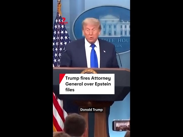 US President Donald Trump has dismissed Attorney General Pam Bondi