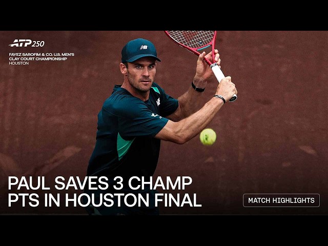 Paul battles from brink to claim Houston 2026 title 🏆