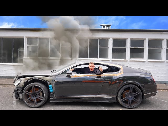 FIRST DRIVE OF MY CRASHED BENTLEY MANSORY!