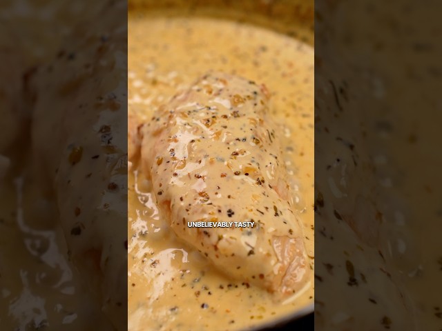 Creamy Garlic Chicken! #garlicsauce #easyrecipe #cooking