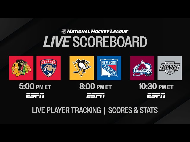 LIVE NHL Scoreboard: Colorado Avalanche vs. Los Angeles Kings | Updates for All GamesTonight!