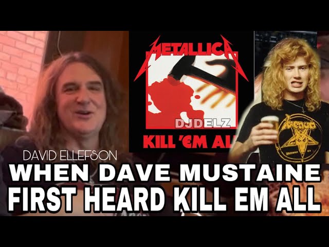 David Ellefson on Dave Mustaine first listening to Metallica Kill ‘em all album,WAS UNCOMFORTABLE