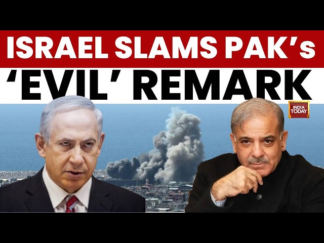 Israel Slams Pakistan Minister Khawaja Asif’s ‘Evil’ Remark | India Today
