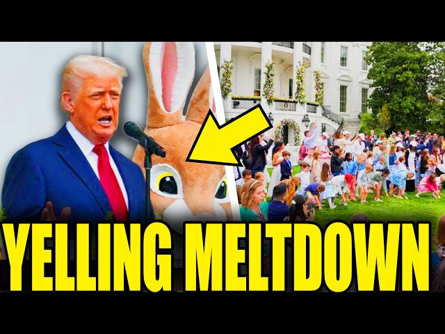 Screaming Trump Loses It At Kids Egg Hunt After Ceasefire Rejected
