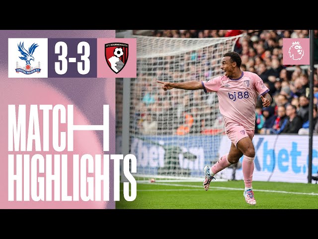One of the games of the SEASON 🍿 | Crystal Palace 3-3 AFC Bournemouth