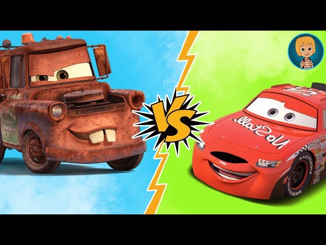 Lightning McQueen - Todd Marcus vs Tow Matter Match Cars with Gerti Toys