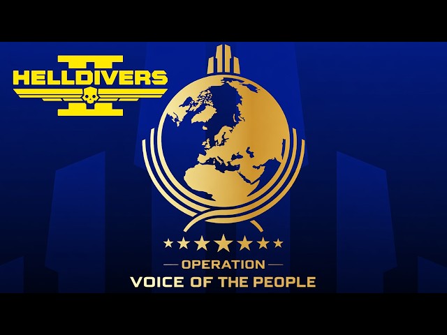Helldivers 2, Operation Voice of the People!  Day 1, are you ready for a drop? FOR SUPER EARTH!