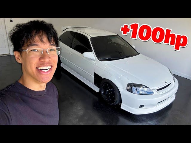 Turning my SLOW Civic into a TURBO BEAST! PT5