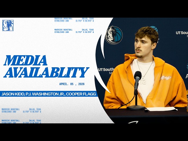 Jason Kidd, P.J. Washington Jr. & Cooper Flagg | Post-Game Media Availability vs LAL | 4/5/26