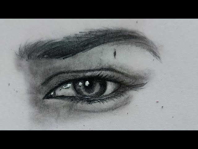 How to Draw Realistic Eye Step by Step | Easy Sketching Tutorial✨