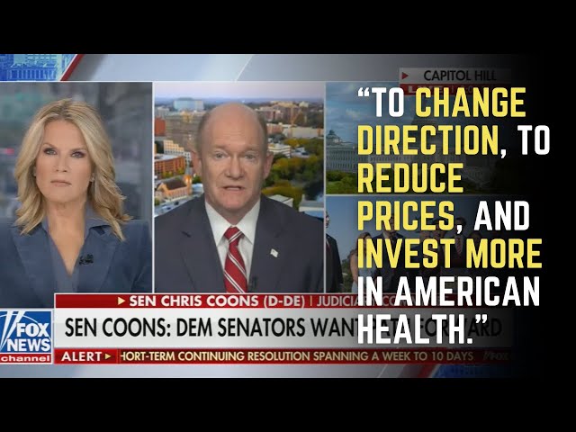 Senator Coons joins The Story with Martha MacCallum on Fox News