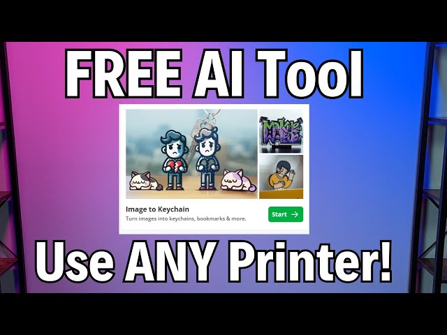 Turn Any Photo Into A Keychain In Minutes With Maker Lab! FREE!