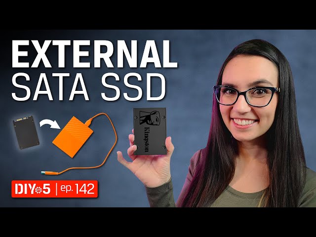Using an Old SSD as External Storage 🖴 DIY in 5 Ep 142