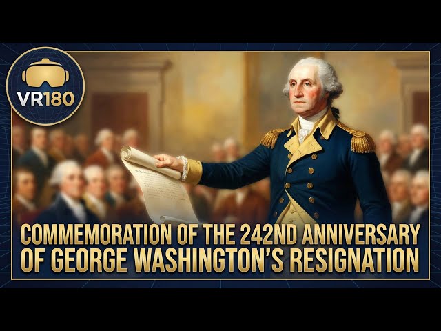 180VR The Commemoration of the 242nd Anniversary of George Washington's Resignation