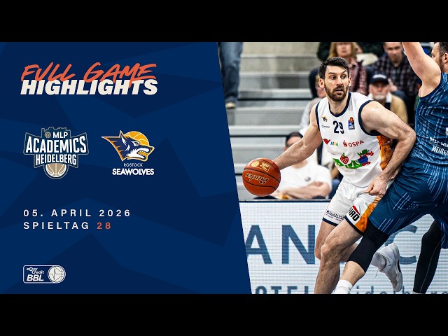 MLP Academics Heidelberg vs. ROSTOCK SEAWOLVES - Full Game Highlights - Spieltag 28, 25/26