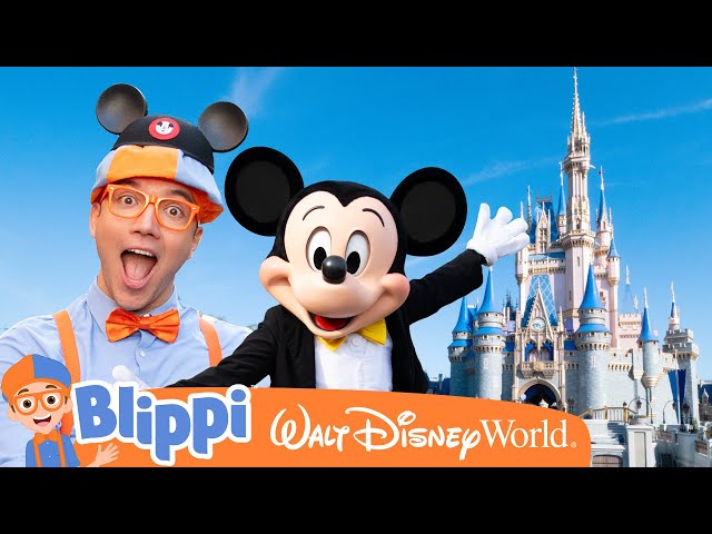 Blippi's Magical Walt Disney World Adventure (Supported by Disney!) | Educational Videos for Kids