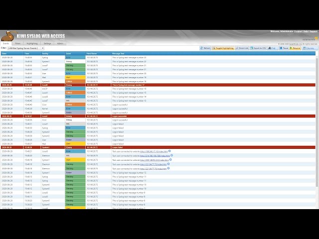 SolarWinds Kiwi Syslog Server Overview