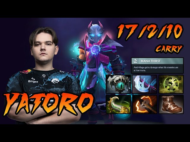 Yatoro Anti-Mage Carry | Fast Farming Masterclass - Dota 2 Gameplay