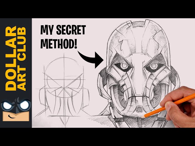 How To Draw Ultron | Turn Graphite into Chrome