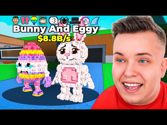 The best DIVINE BUNNY AND EGGY in Steal A Brainrot Roblox!
