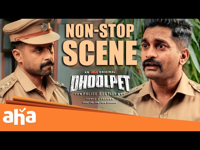 Dhoolpet Police Station | Back 2 Back Scenes marathon | Ashwin | Guru | Padinee | only on @ahaTamil