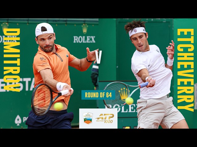 Grigor Dimitrov vs Tomas Martin Etcheverry Match Highlights 🤩 | Rolex Monte-Carlo Masters 2026