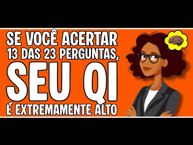 If you get 13 out of 23 questions right, your IQ is extremely high | General Knowledge Quiz