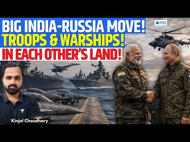 India-Russia Pact: 3,000 Troops, Warships & Jets in Each Other’s Land! Signal to the West | Kinjal